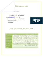 4 Evaluación de Páginas Web