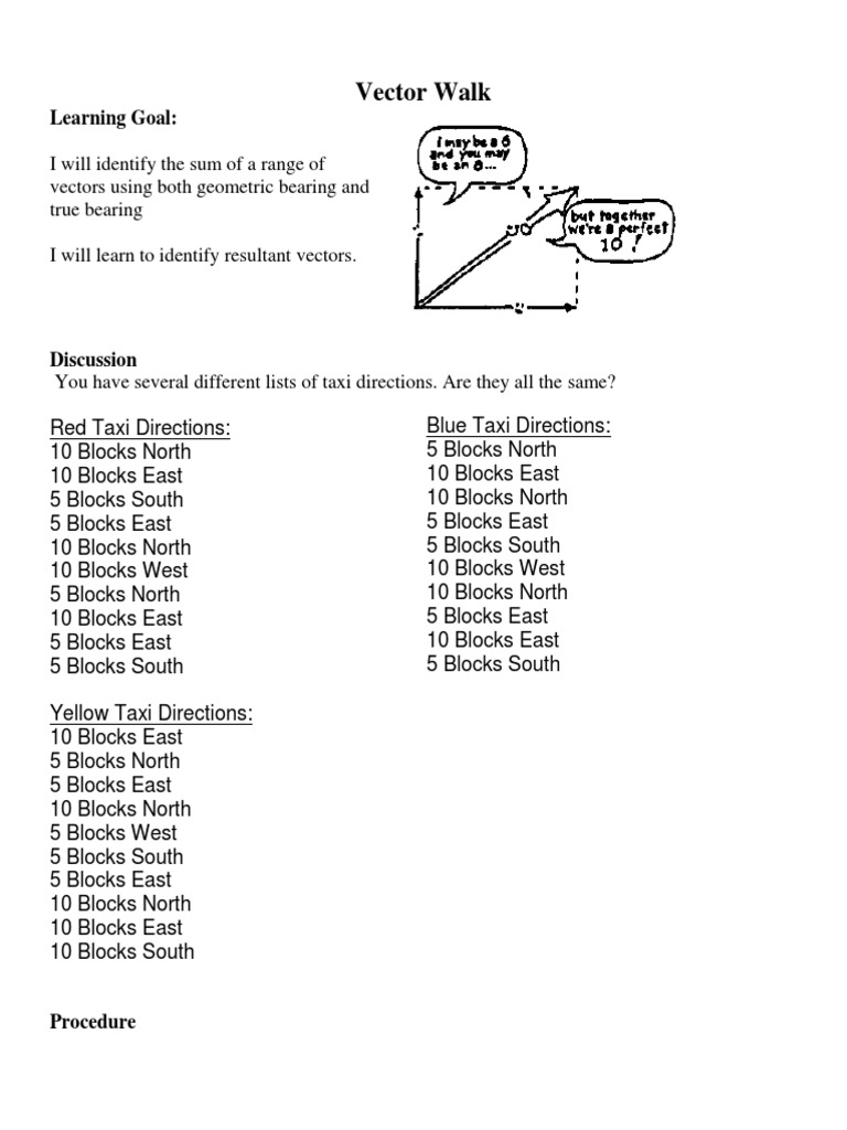 Vector Walk Phet | PDF | Teaching Methods & Materials