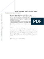 Driving A Mechanical Resonator in To Coherent States Via Random Measurements - Lluc Garcia