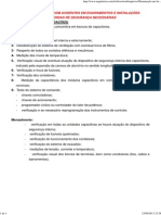 Procedimentos de Manutenção Preventiva em Bancos de Capacitores