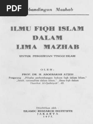 Top Pdf Perbandingan Mazhab Fiqh Penyesuain Pendapat Di Kalangan Imam Mazhab 123dok Com