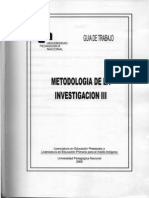 Metodologia de La Investigacion III