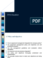 TPM Checklist