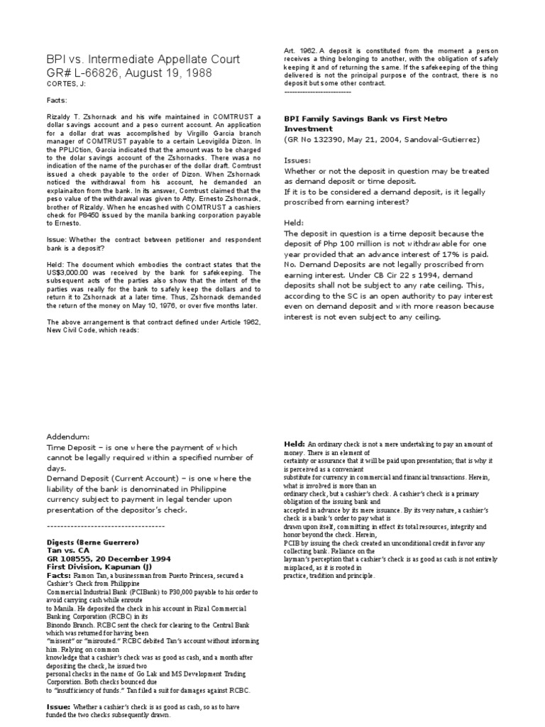 BPI Vs | PDF