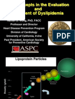 Evaluation and Management of Dyslipidemia Jan 2013