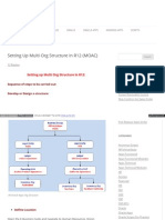 Setting Up Multi Org Structure in R12 PDF