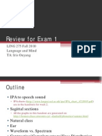 Language and Mind Review For Exam