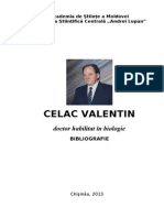 Celac Valentin Bibliografie