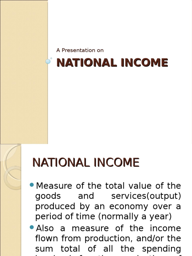national income assignment