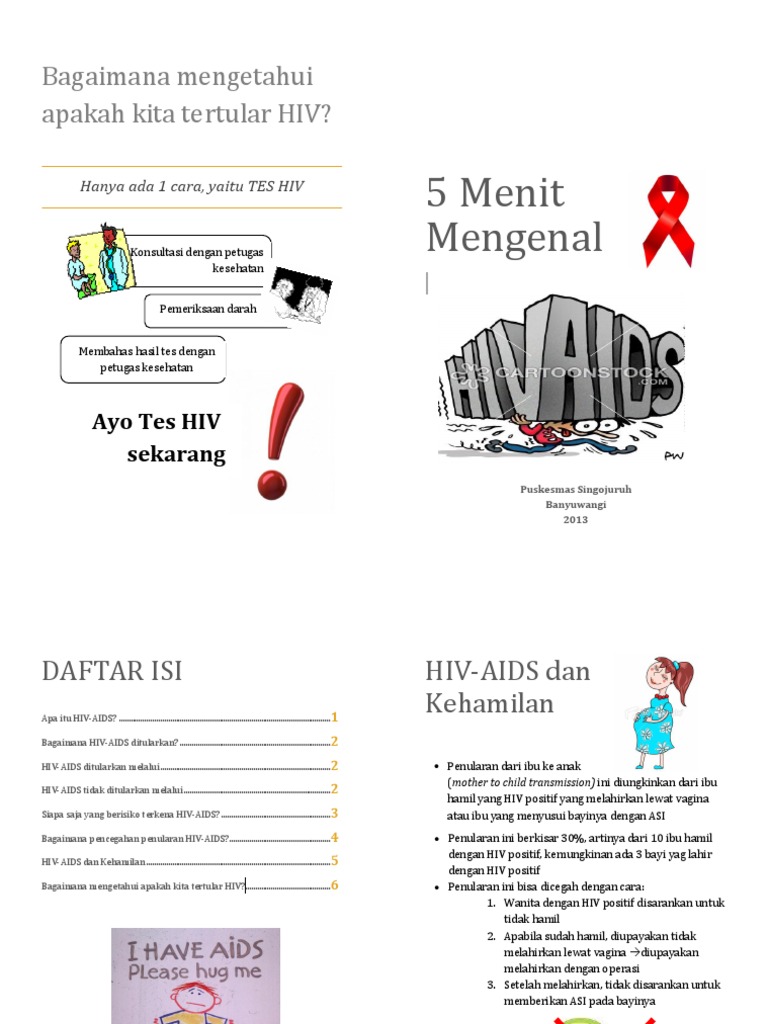 Booklet Hiv | PDF