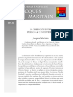 Maritain, Jacques - La distinción entre persona e individuo [pdf]