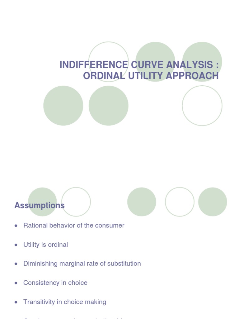 Indifference Curve | PDF | Utility | Economic Theories