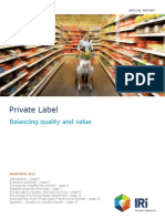 Special Report: Private Label 2013 Retailers Re-Assess Quality As Shoppers Focus On Value Instead of Price