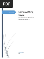 Samenvatting Sayre, Discovering The Humanities, H1 T/M H7