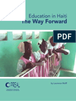 Education in Haiti - The Way Forward - FINAL - 9-15-08