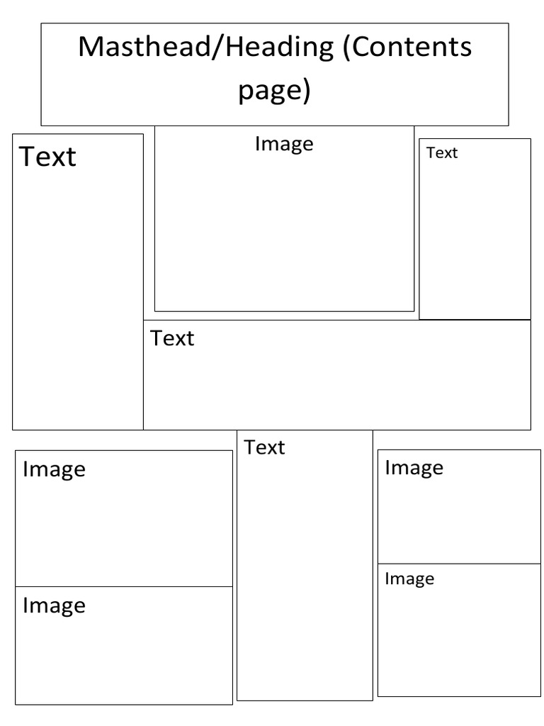 1st Draft For Contents Page | PDF