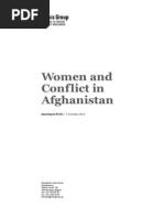 Women and Conflict in Afghanistan