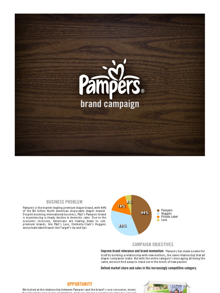 pampers target market