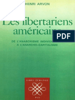 Arvon, Henri - Les Libertariens Americains [