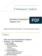 1 Financial Statement Analysis