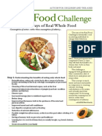 Real Food Challenge Guideline