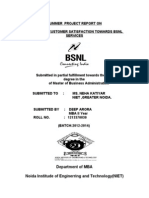 A Study On Customer Satisfaction Towards BSNL Services