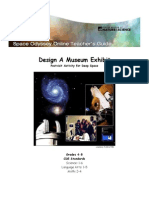 Design A Museum Exhibit: Postvisit Activity For Deep Space