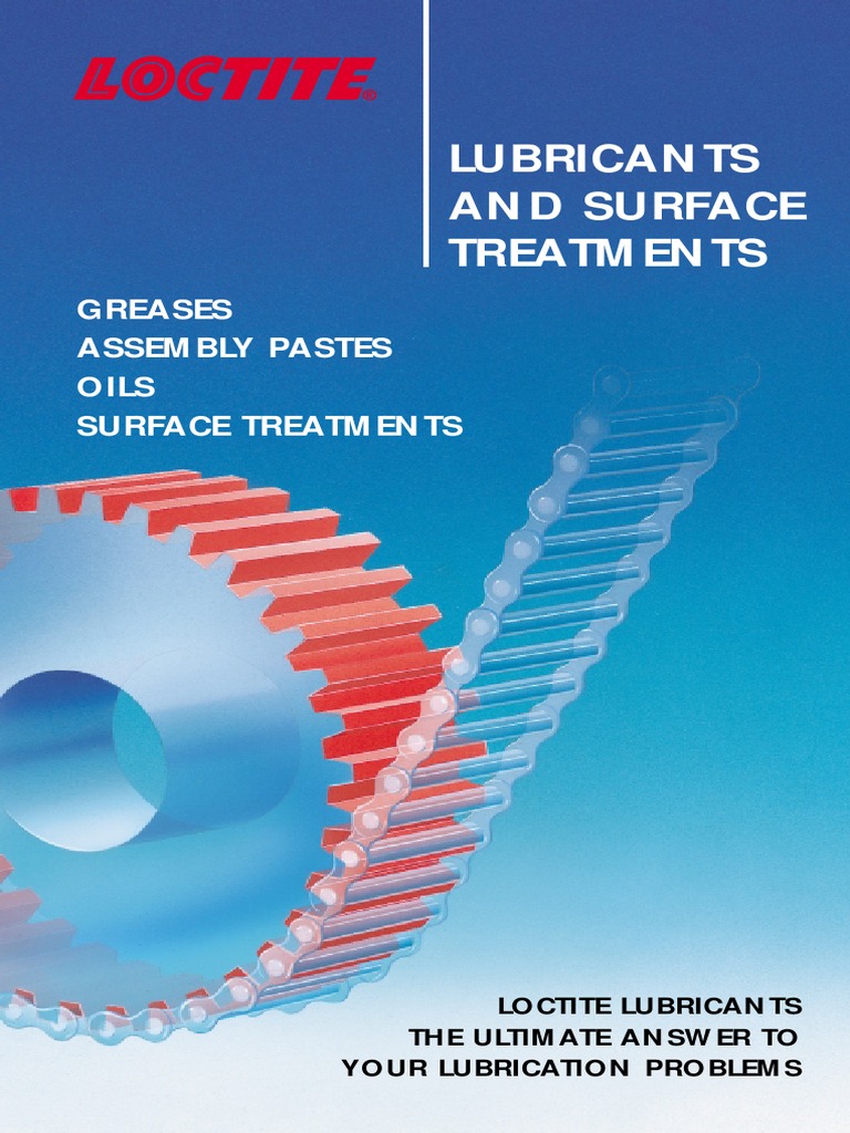 Loctite Lubricants Brochure PDF Lubricant Corrosion