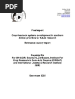 Download Botswana Livestock Crop Report by Opzasets SN18540934 doc pdf