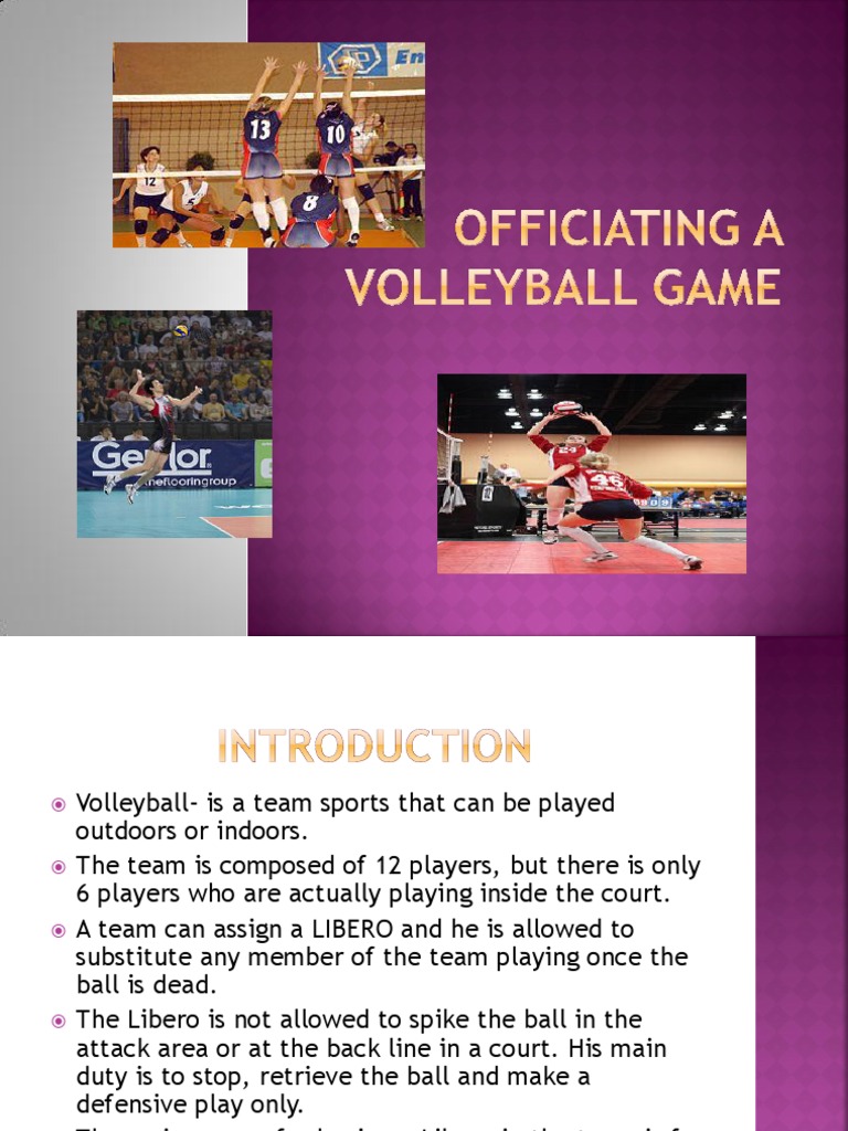 Officiating Volleyball Volleyball Referee