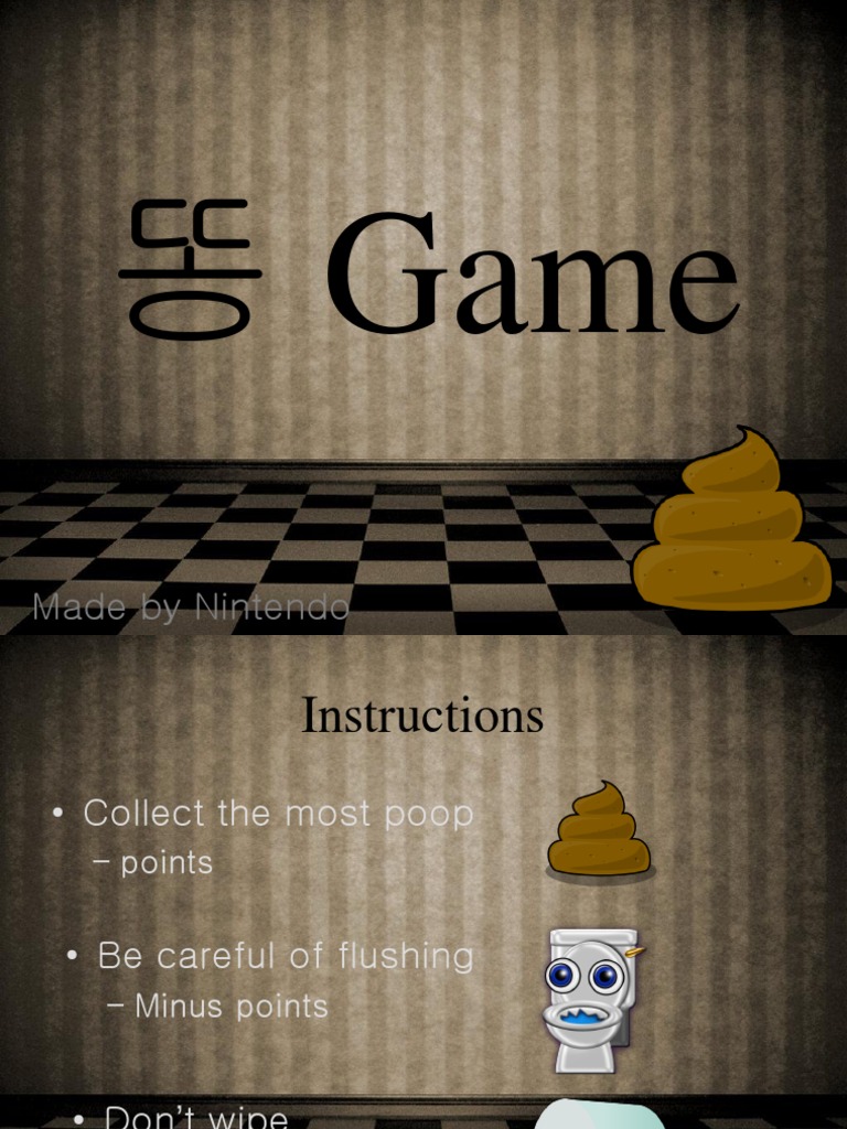 Poop Collection Game Instructions | PDF