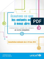 UNICEF France Rapport Résumé - Consultation Droits enfants-BD