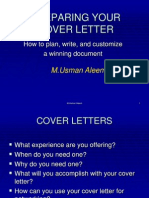 Preparing Your Cover Letter: How To Plan, Write, and Customize A Winning Document