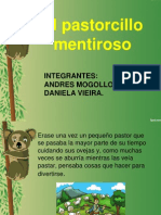 El Pastorcillo Mentiroso: Integrantes: Andres Mogollon. Daniela Vieira