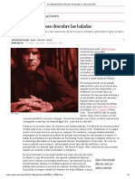El Cantante Tenebroso Descubre Las Baladas - Cultura - EL PAÍS PDF