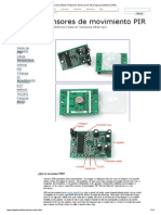 Cómo Utilizar ( - Passive - ) Sensores de Infrarrojos Piroeléctrico (PIR) PDF