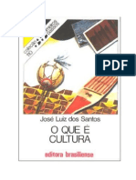 O Que É Cultura - José Luiz Dos Santos