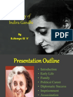 Biography of Indira Gandhi: by B.Shreya IX S'