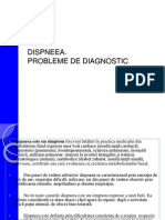 Dispneea- Probleme de Diagnostic