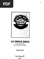 La Unica Dieta - Sondra Ray