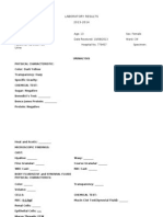 Laboratory Results 13'