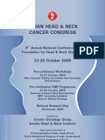 Indian Head Neck Oncology, Kochi, Brochure
