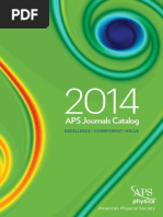 Download 2014 APS Journals Catalog by apsjournals SN185444109 doc pdf