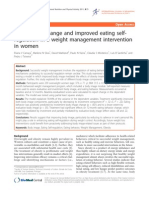 Body Image Change and Improved Eating Self-Regulation in A Weight Management Intervention in Women