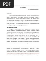 Download A Study on Customer Perception in Banking Industry Using Gap Analysis by Dr Hema Bhalakrishnan SN18544537 doc pdf