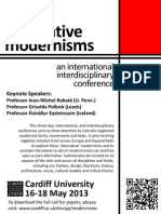 Modernisms Alternative: Interdisciplinary Conference An International