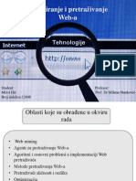 Indeksiranje I Pretrayivanje Web-A