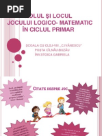 Rolul Si Locul Jocului Didactic Matematic in Ciclul Primar