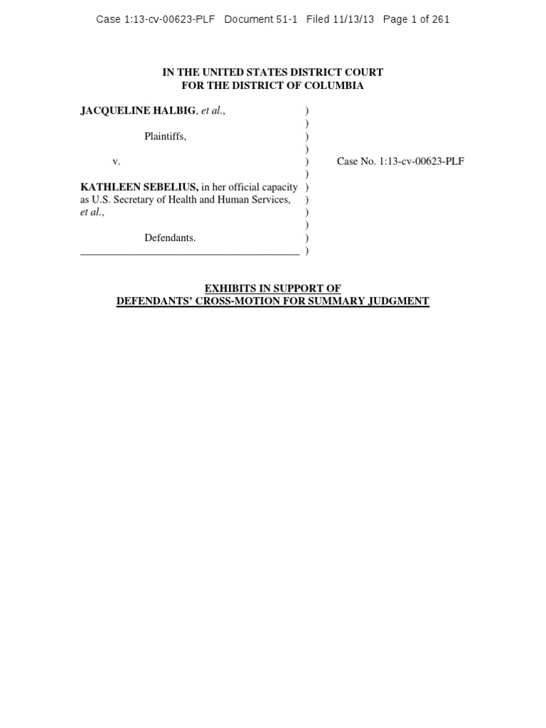 Nov 13 Support of Defendant's CrossMotion For Summary Judgment PDF