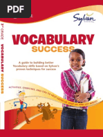 Download Third Grade Vocabulary Success by Sylvan Learning - Excerpt by Sylvan Learning SN18547489 doc pdf